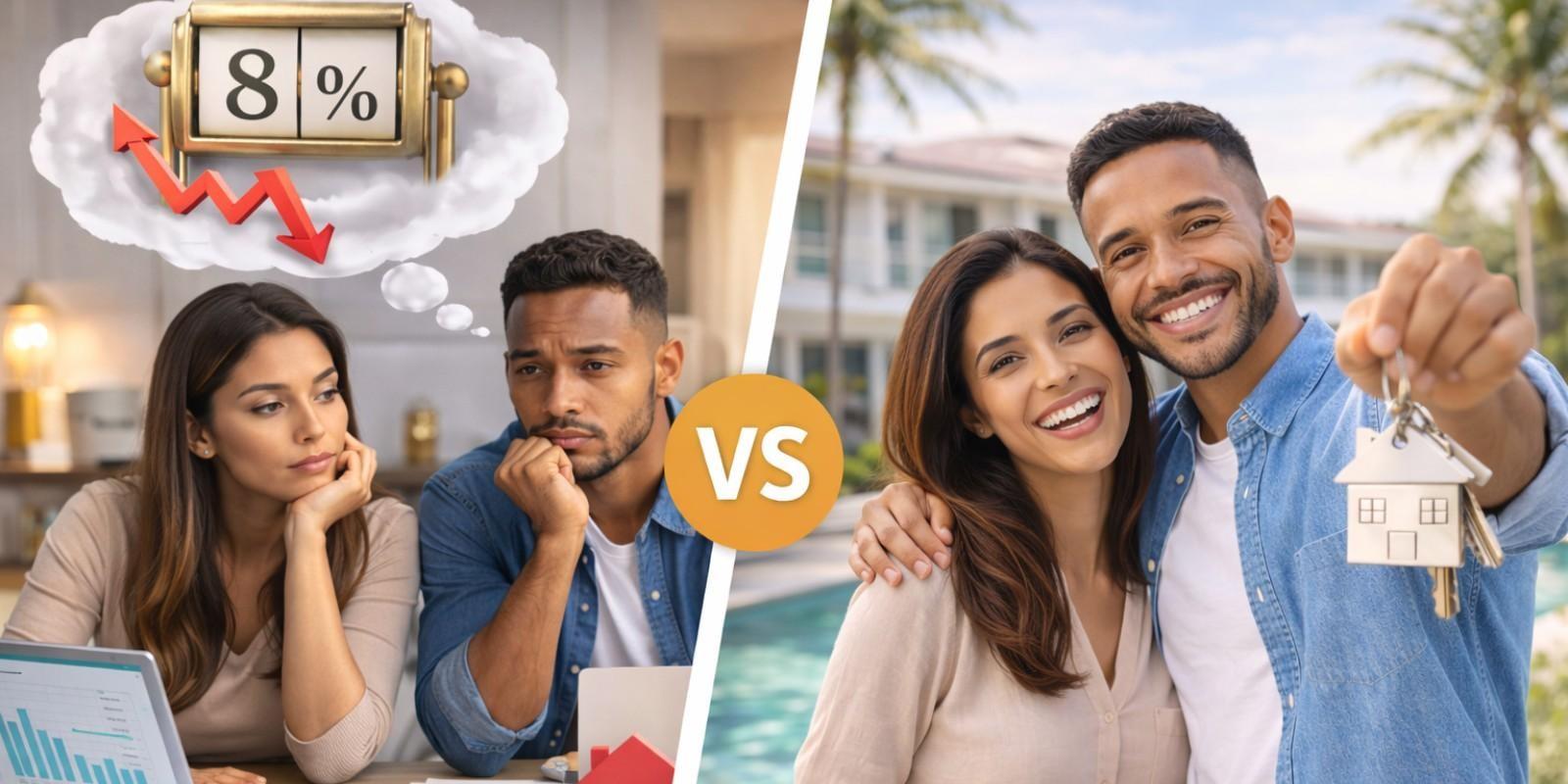 ¿Es mejor esperar a que bajen las tasas o comprar casa en Miami ahora?